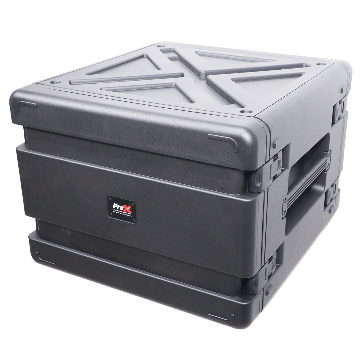 ProX XM-8U UltronX Watertight 8U Rack Space Molded Plastic Case - 18" Depth Front Rail to Rail