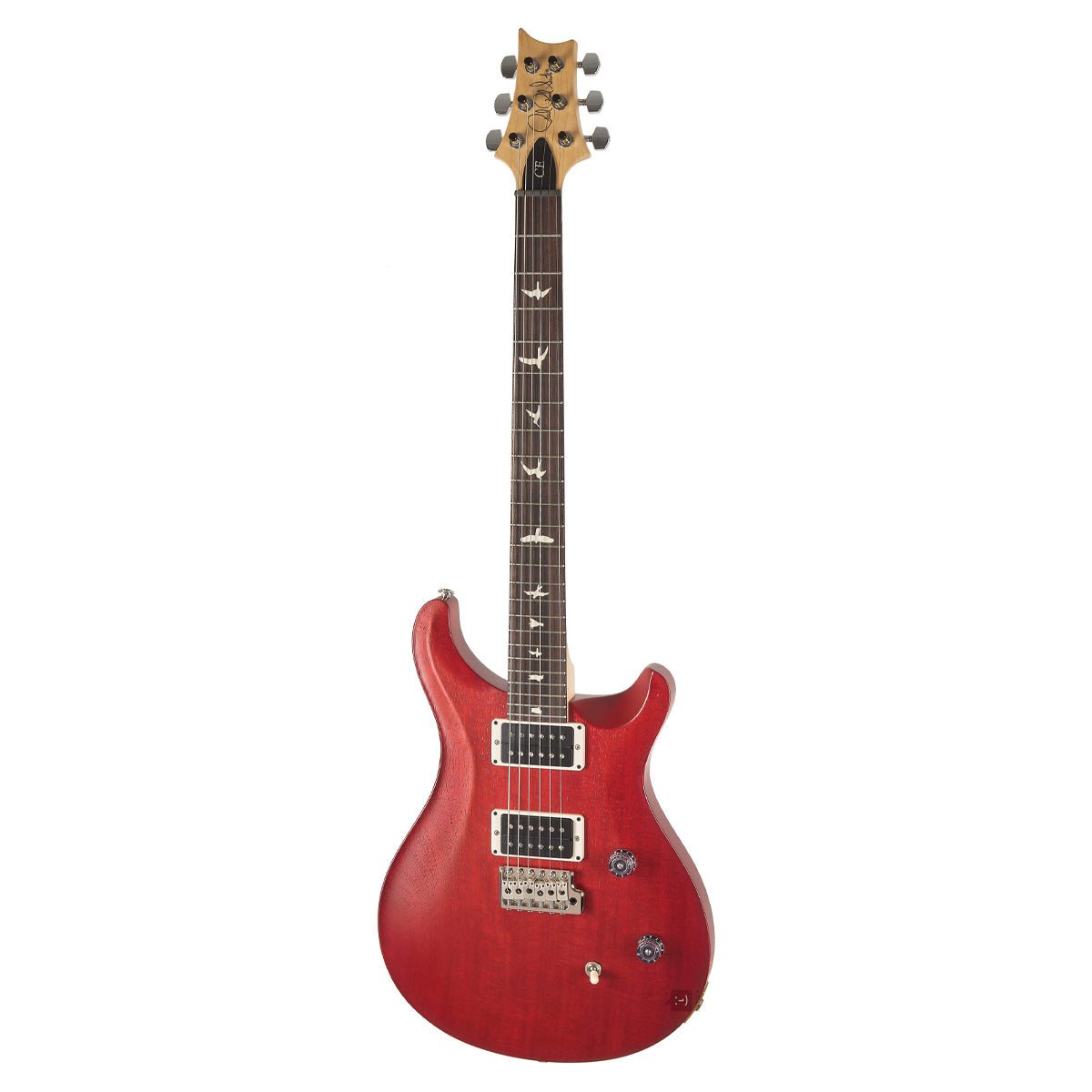 PRS SE CE 24 Standard Satin Electric Guitar - Vintage Cherry Satin