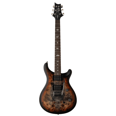 PRS SE Custom 24-08 Exotic Electric Guitar - Charcoal Cherry Midnight Burst