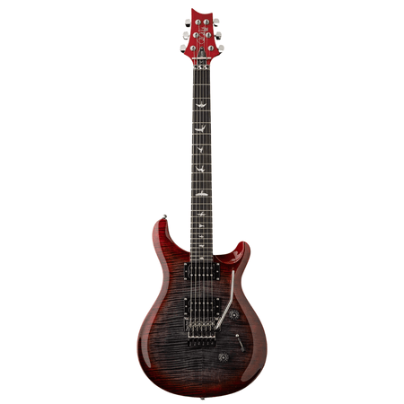 PRS SE Custom 24 Floyd Electric Guitar - Charcoal Cherry Burst