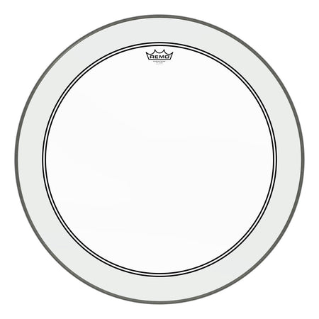 Remo Powerstroke P3 Clear Bass Drumhead - 26 inch - with 2.5 inch Impact Pad