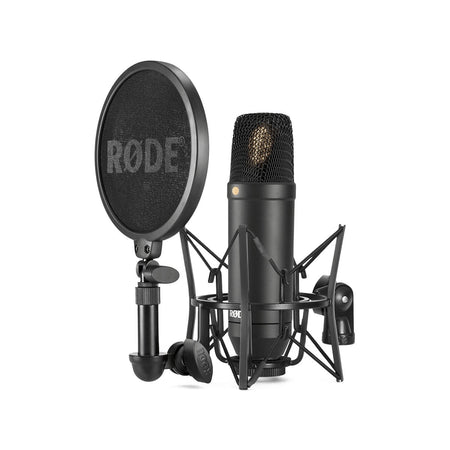 Rode NT1 Kit Condenser Microphone with SM6 Shock Mount and Pop Filter