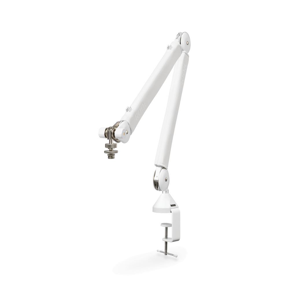 Rode PSA1+ Desk-mounted Broadcast Microphone Boom Arm - White