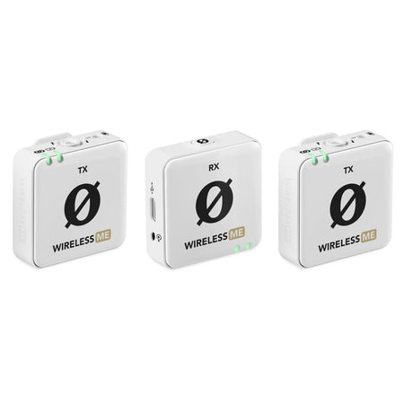 Rode Wireless ME Dual Clip-on Wireless Microphone System - White