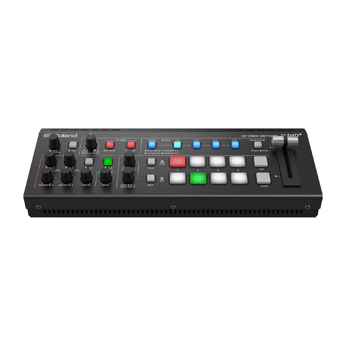 Roland V-1HD+ STR 4-channel HD Video Switcher Livestreaming Bundle
