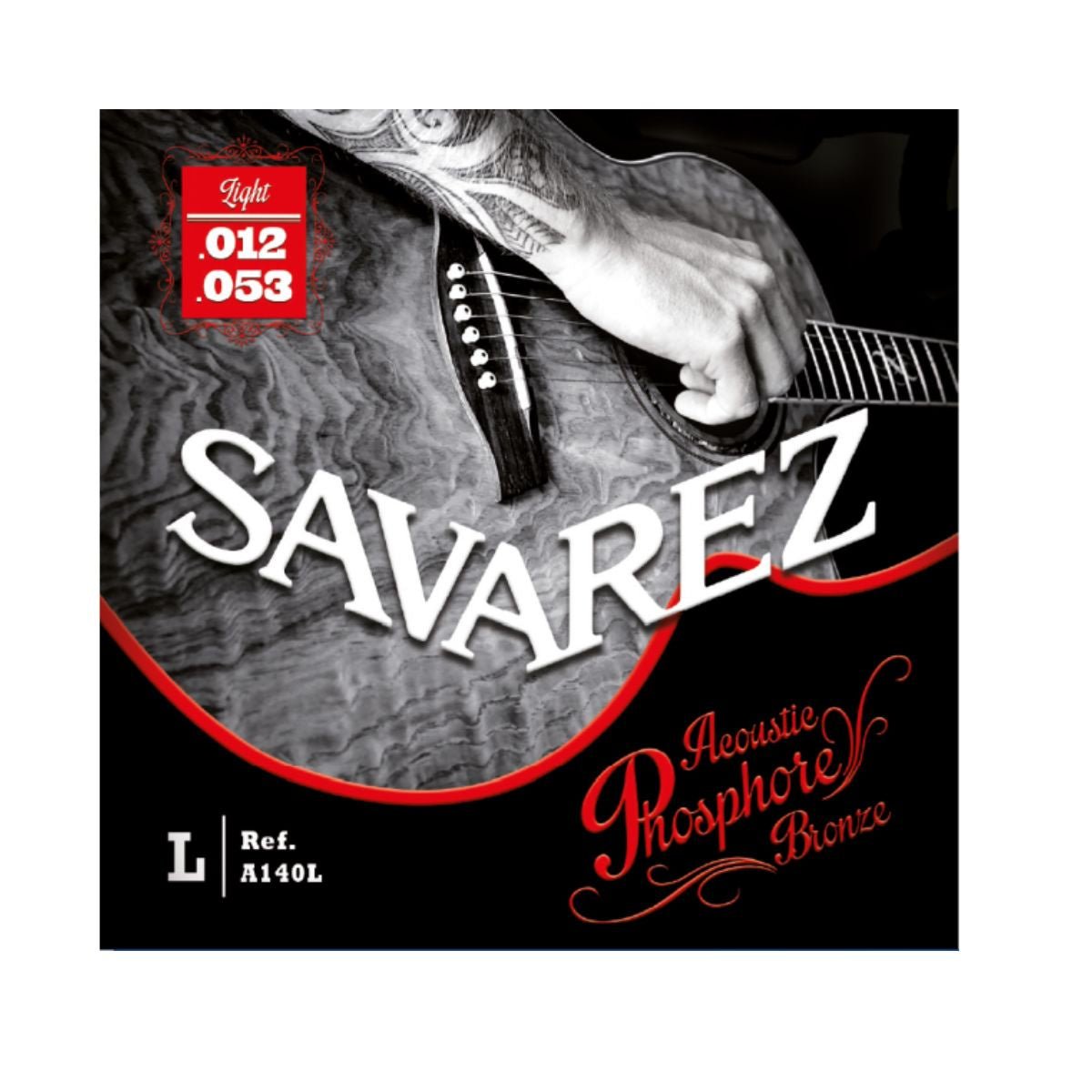 Savarez A140L Phosphore Bronze Light Acoustic Guitar Strings 12-53