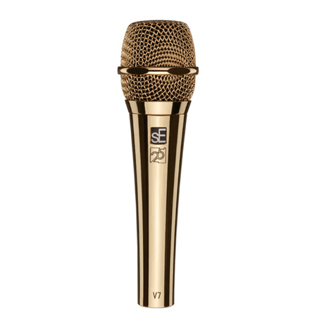 sE Electronics V7 Gold Dynamic Supercardioid Handheld Vocal Microphone