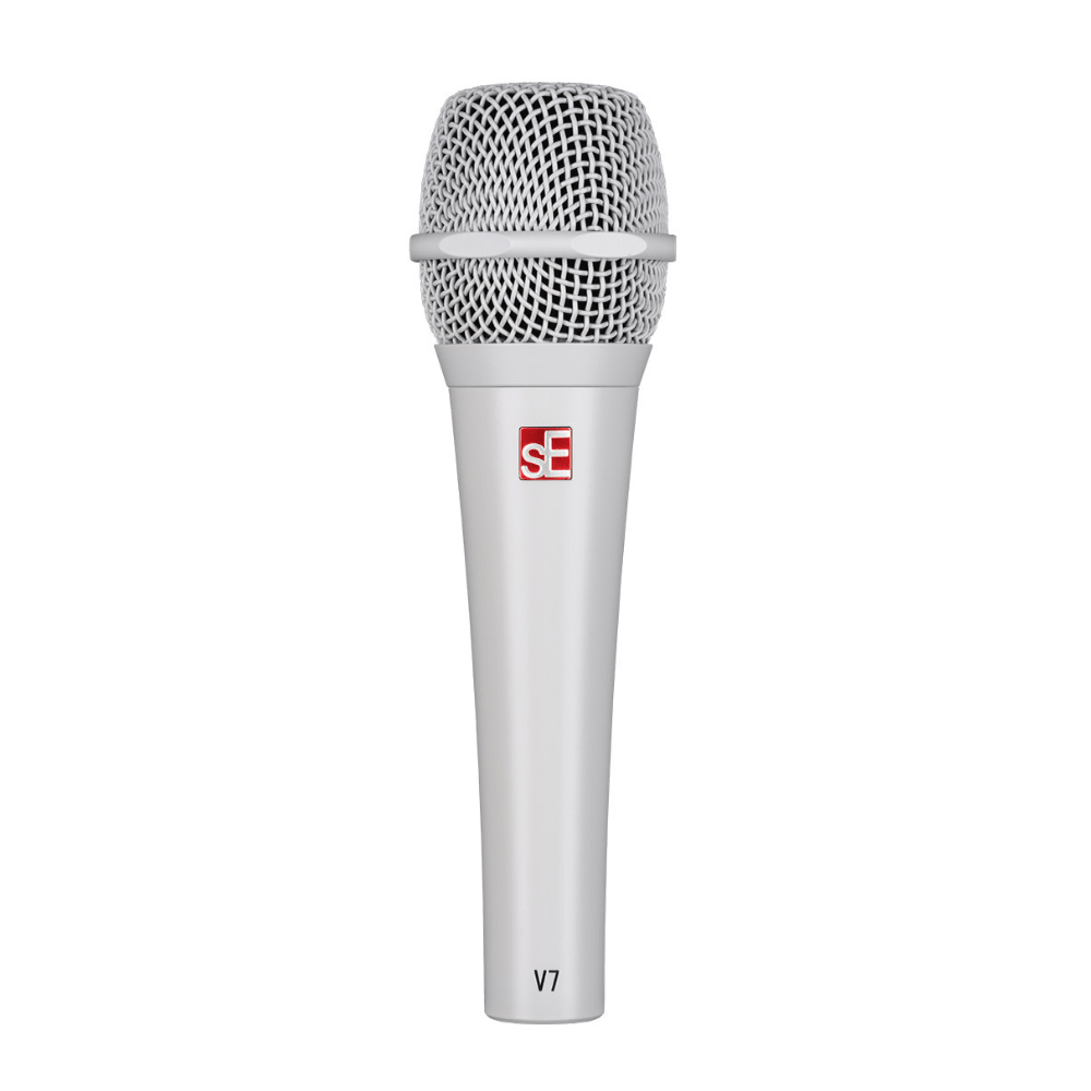 Se Electronics V7 Supercardioid Vocal Mic White Gjmsound