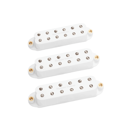 Seymour Duncan Little '59 Single Coil-SIzed Humbucker Set for Strats Pickup (White)