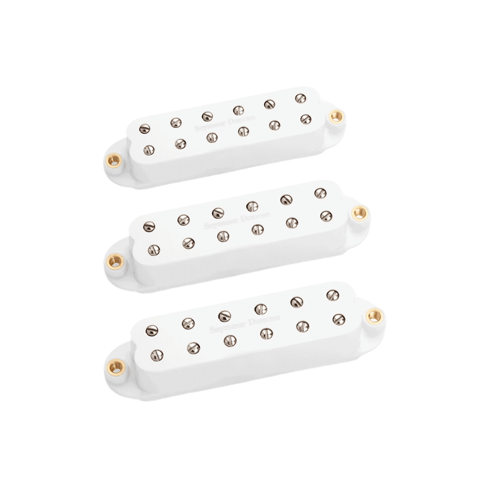 Seymour Duncan Little '59 Single Coil-SIzed Humbucker Set for Strats Pickup (White)