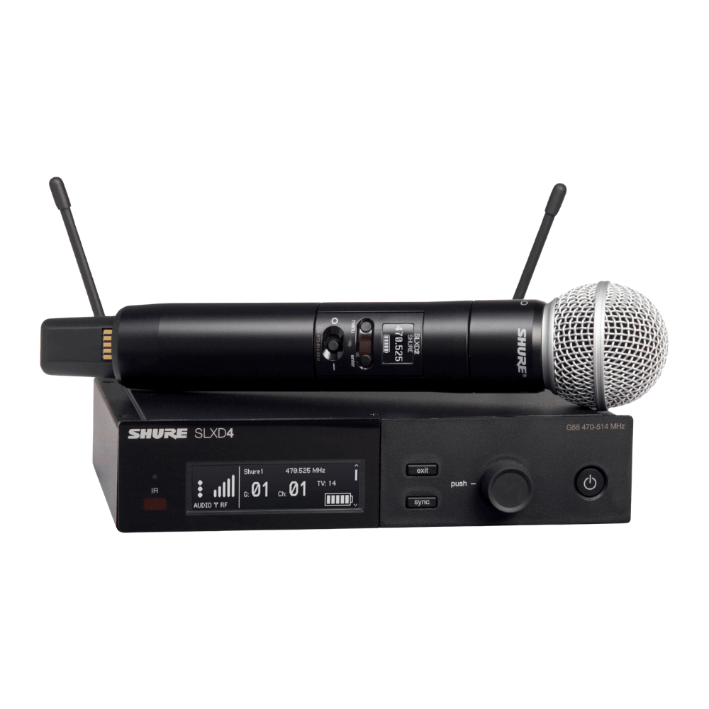 Shure SLXD24/SM58 Digital Wireless Handheld Microphone System - G58 Band