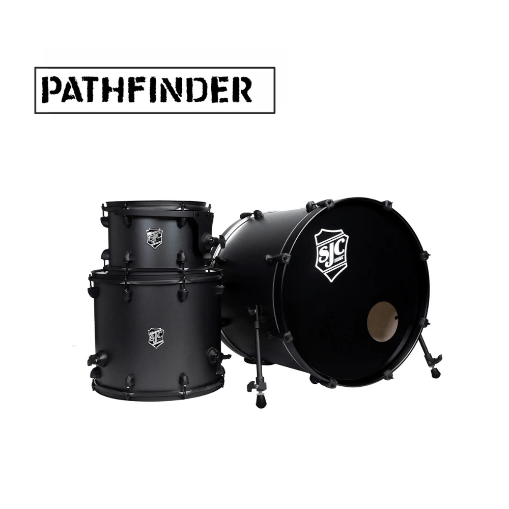 SJC Custom Drums Pathfinder Series 4-piece Shell Pack - Galaxy Grey