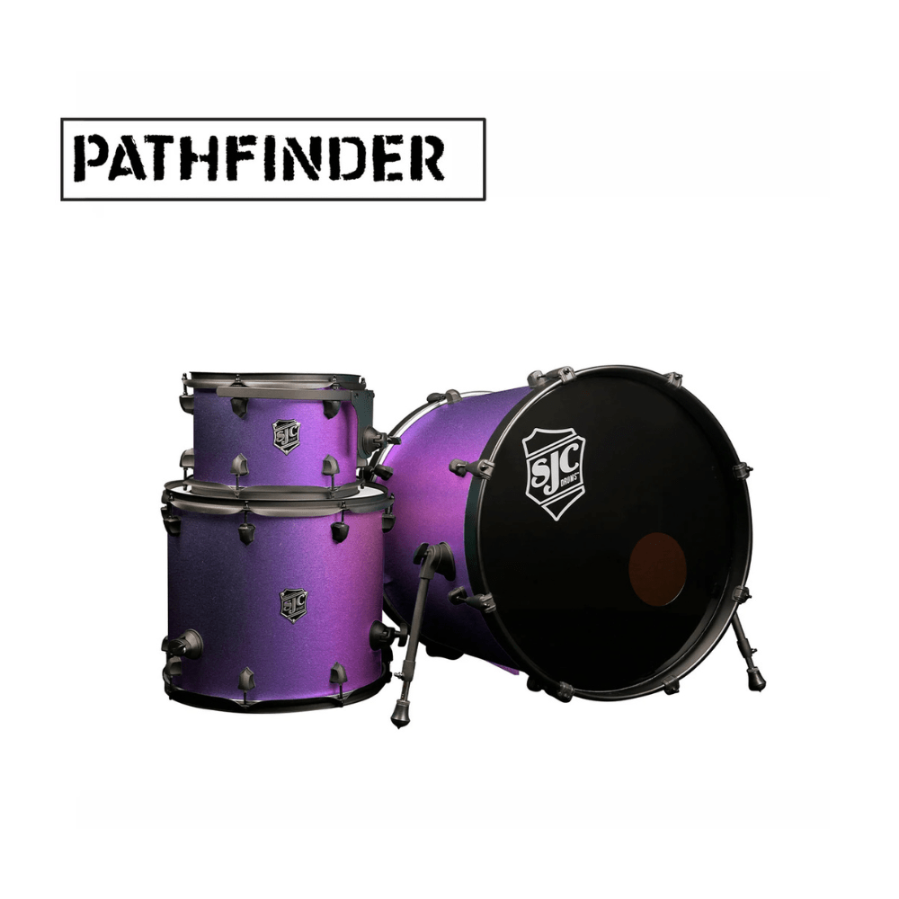 SJC Custom Drums Pathfinder Series 4-piece Shell Pack - Purple