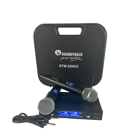Soundtrack STW-25HU2 UHF Dual Handheld Wireless Microphones