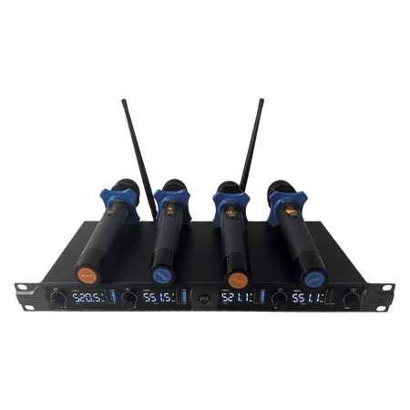 Soundtrack UHF Quad Handheld Microphone Wireless System