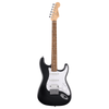 Squier Debut Collection Stratocaster HT HSS, Laurel Fingerboard, White Pickguard - Black