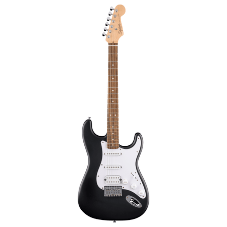 Squier Debut Collection Stratocaster HT HSS, Laurel Fingerboard, White Pickguard - Black