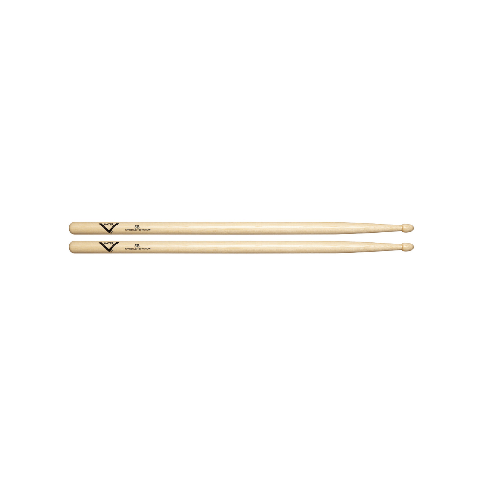 Vater American Hickory Drumsticks - 5B - Wood Tip
