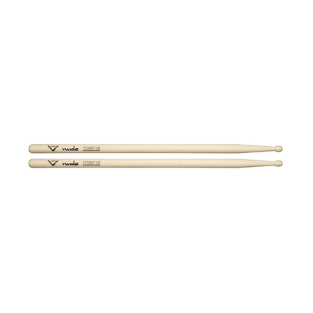 Vater Nude Series Hickory Drumsticks  Power 5B - Wood Tip