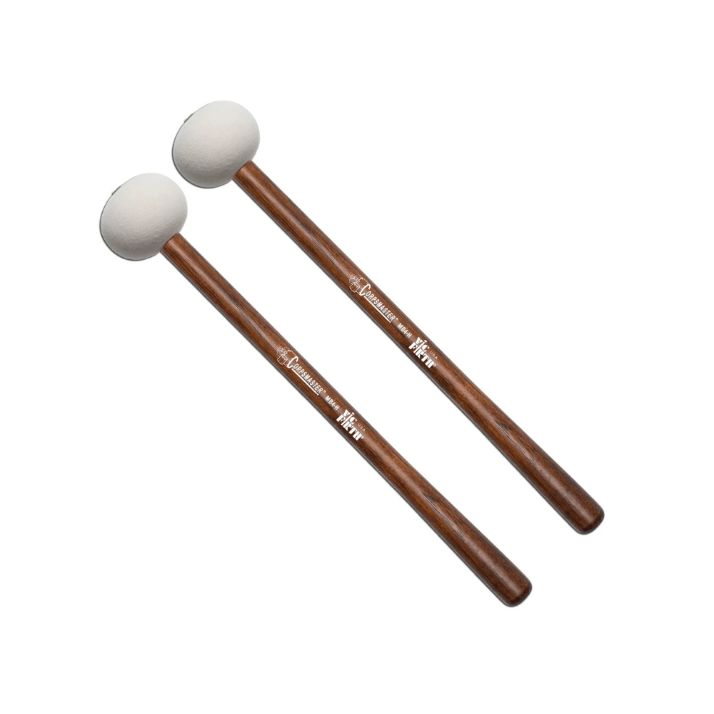Vic Firth Corpsmaster Bass Drum Mallets - Extra Large Head - Hard