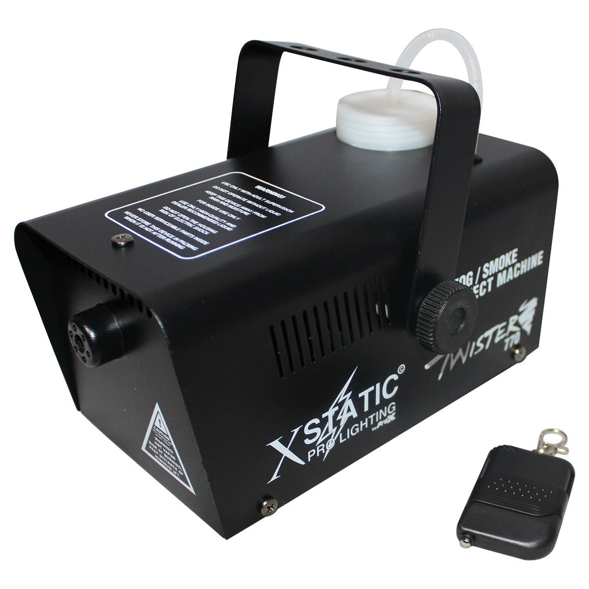 ProX Xstatic X-T770 Twister 770 Watt Water-Based Fog Machine with Wireless Remote