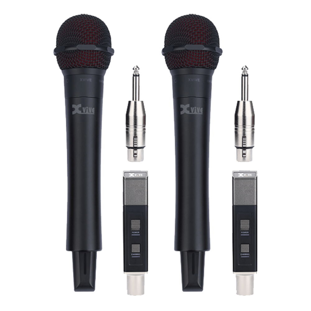Xvive M5D Dual Wireless Microphone System - 5.8GHz