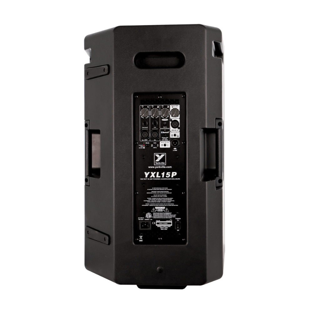 Yorkville Sound YXL15P Two-Way 15" 1000W Powered Portable PA Speaker with Bluetooth