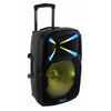 15" Portable Bluetooth Party Speaker with LED Lights and Stand