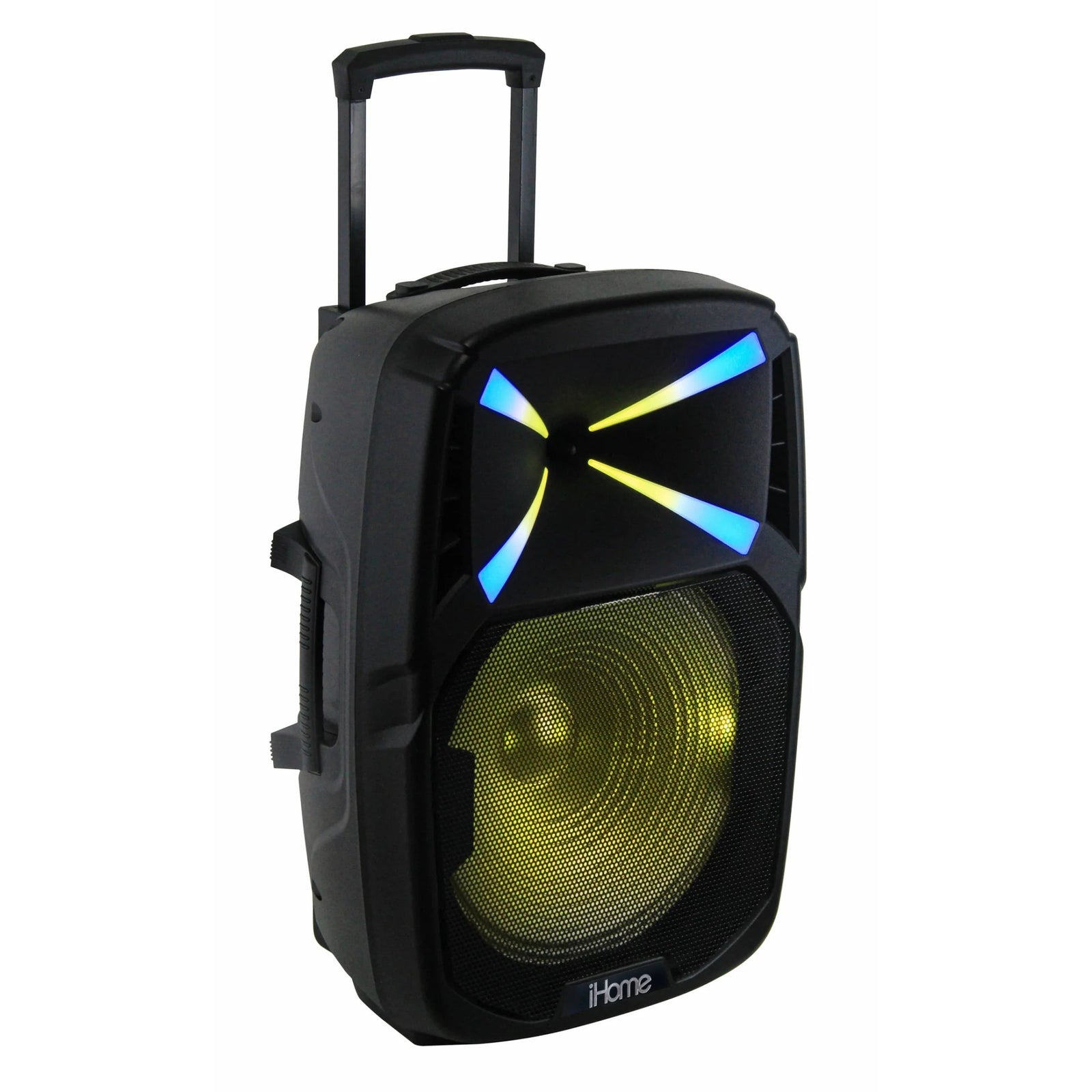 15" Portable Bluetooth Party Speaker with LED Lights and Stand