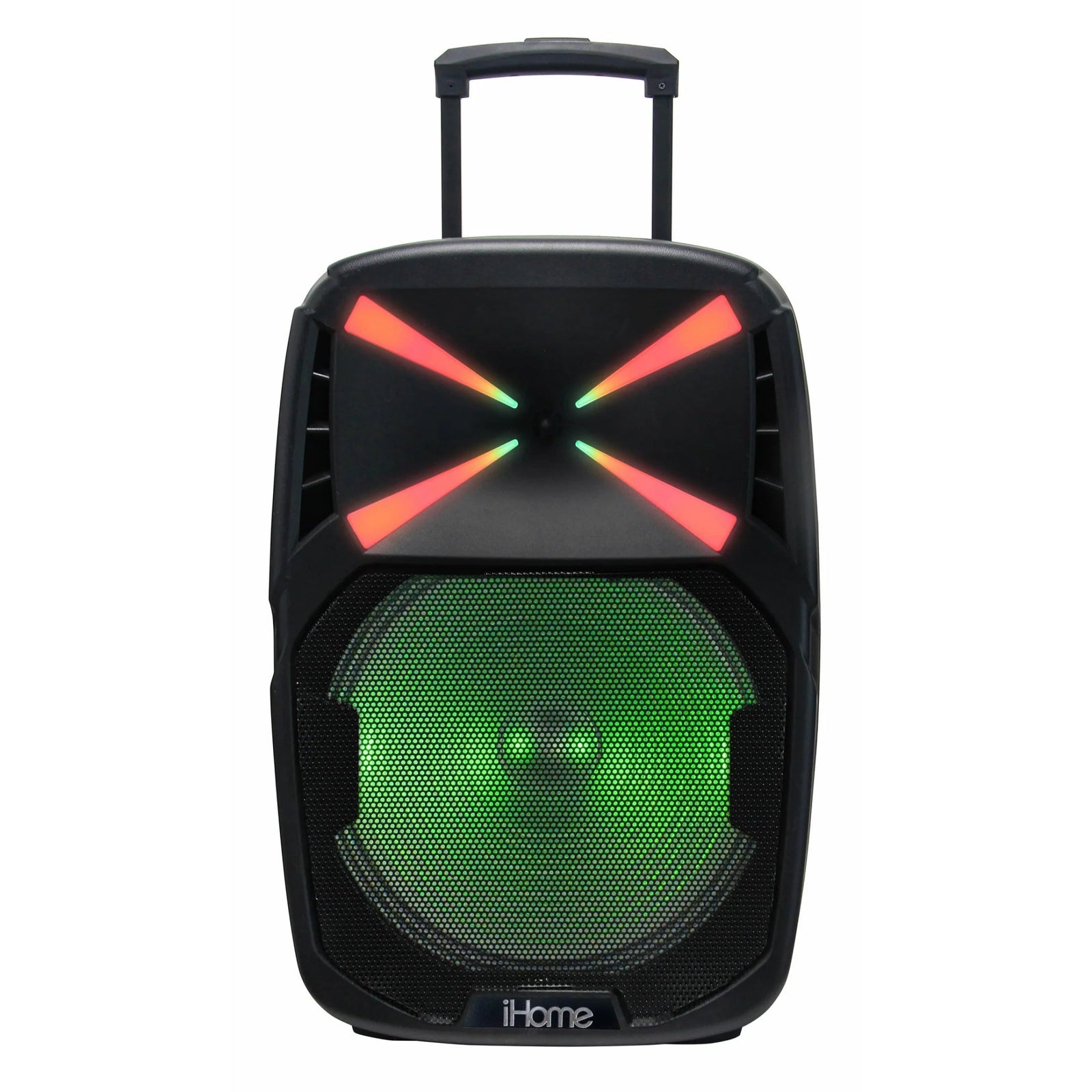 15" Portable Bluetooth Party Speaker with LED Lights and Stand