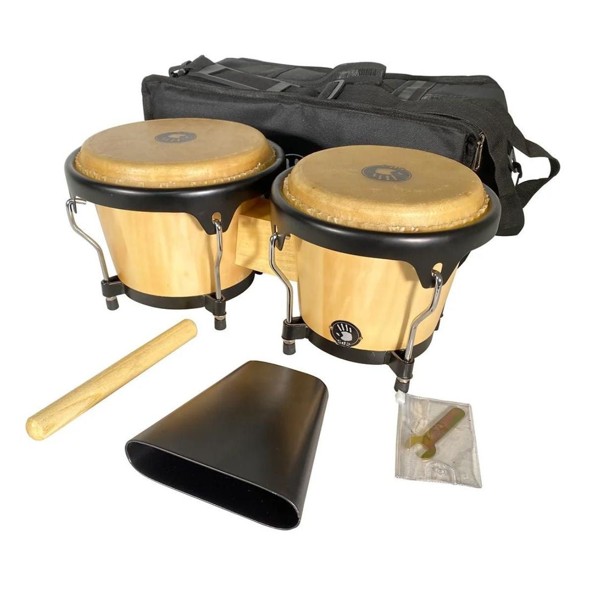 5d2 Bongo Combo with Bell and Bag