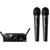 AKG WMS40 Mini Dual Vocal Set Wireless Microphone System (Band: A & C)