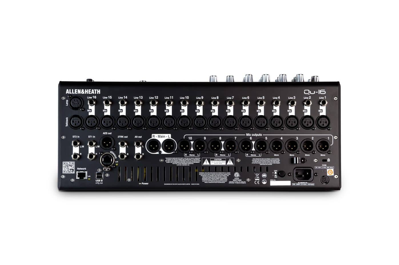 Allen & Heath Qu-16 16-channel Digital Mixer - Chrome Edition