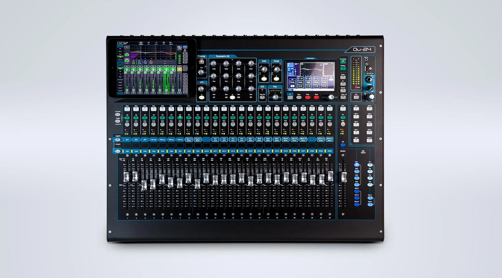 Allen & Heath Qu-24C 30-In/24-Out Digital Mixer