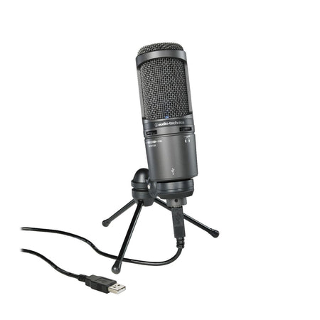 Audio-Technica AT2020USB+ Cardioid Condenser USB Microphone (Dark Gray)