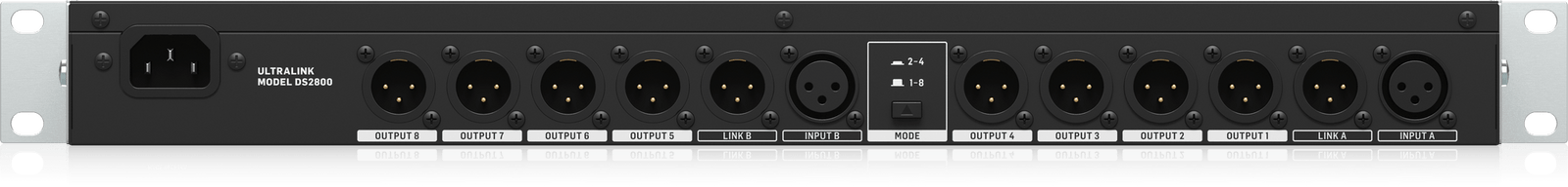 Behringer DS2800 2-Input/8-Output Distribution Splitter for Commercial Applications