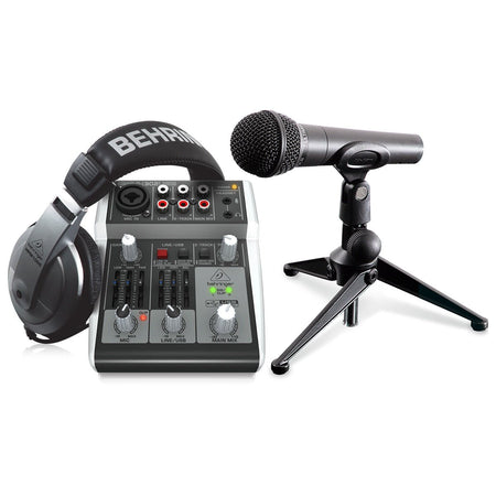Behringer PODCASTUDIO 2 USB Bundle - Podcasting Bundle