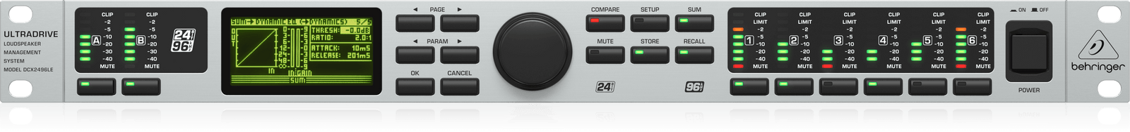 Behringer UltraDrive DCX2496LE Loudspeaker Management System