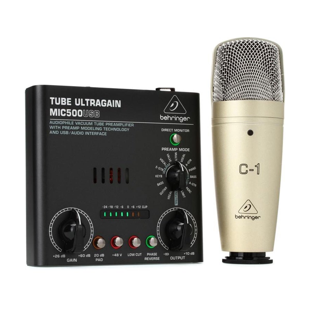 Behringer Voice Studio Recording Bundle