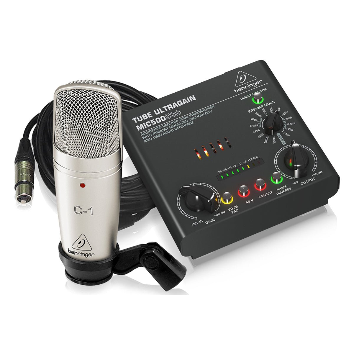 Behringer Voice Studio Recording Bundle