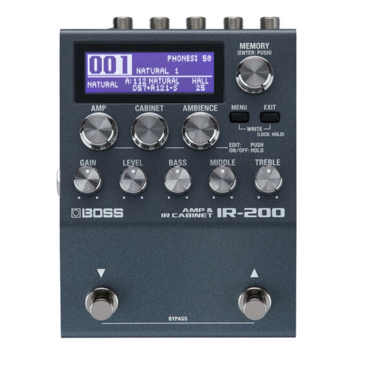 cabinet pedal Boss IR-200 Amp and IR Cabinet Pedal – gjmsound