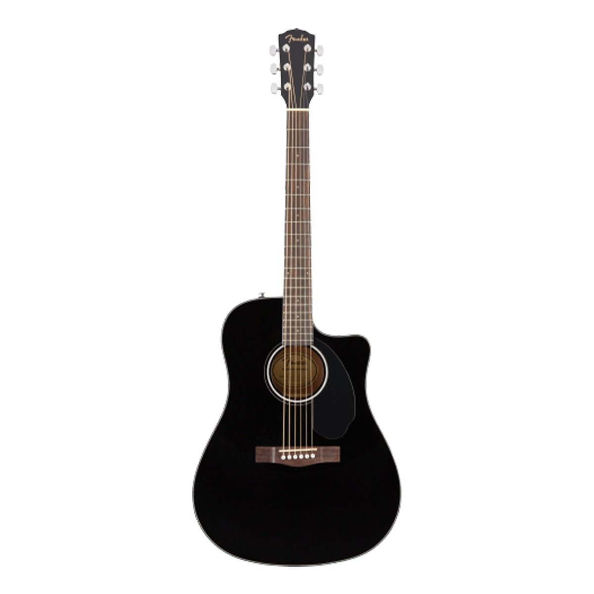 Fender CD-60SCE Dreadnought, Walnut Fingerboard, Black