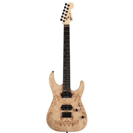 Charvel Pro-Mod DK24 HH HT E Mahogany with Poplar Burl, Ebony Fingerboard, Desert Sand