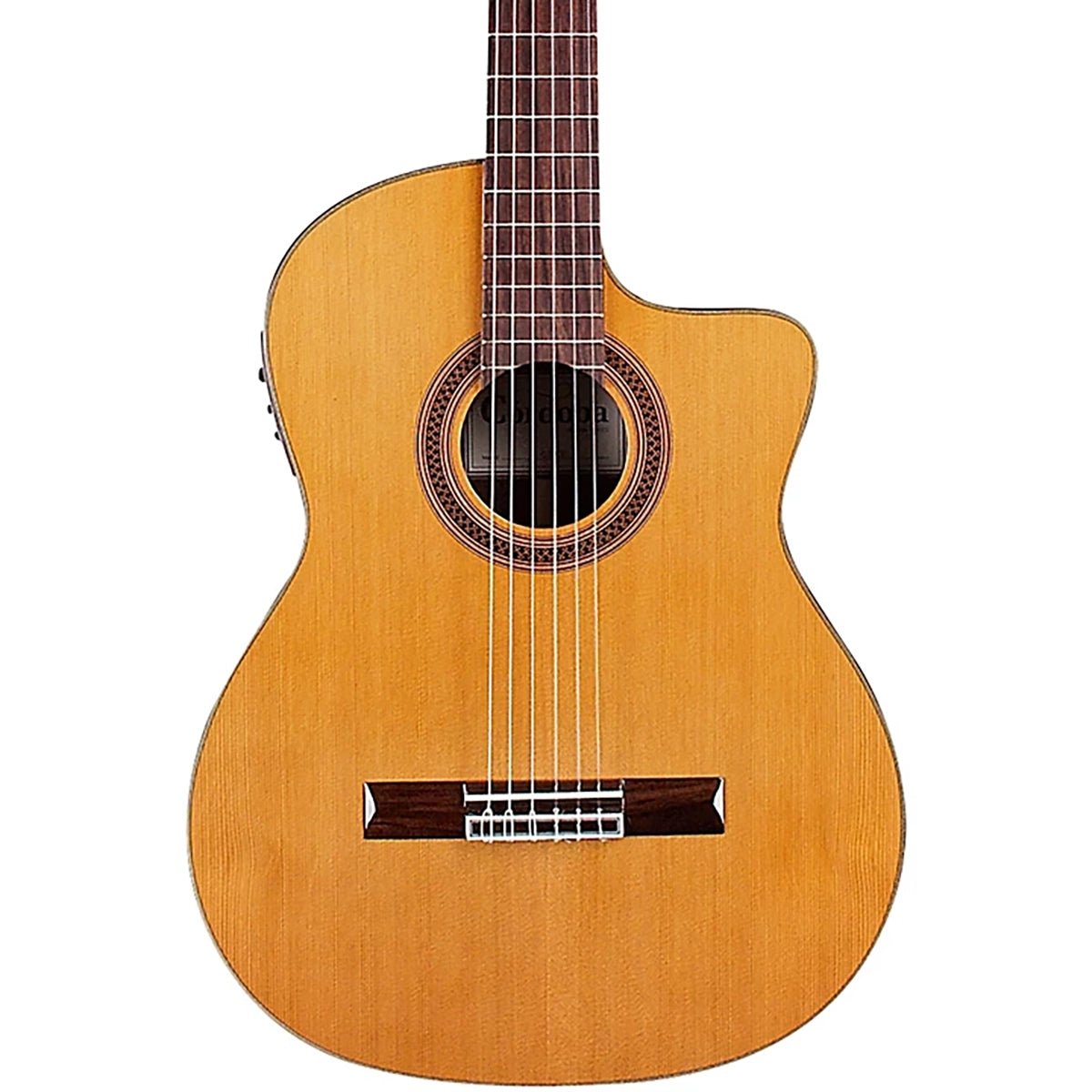 Cordoba C7-CE Nylon String Acoustic-electric Guitar - Cedar
