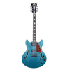 D'Angelico DAPDCOTCSCB 6 String RH Premier DC Double Cut Semi-Hollow W/ Stop-Bar Tailpiece Electric Guitar Ocean Turquoise