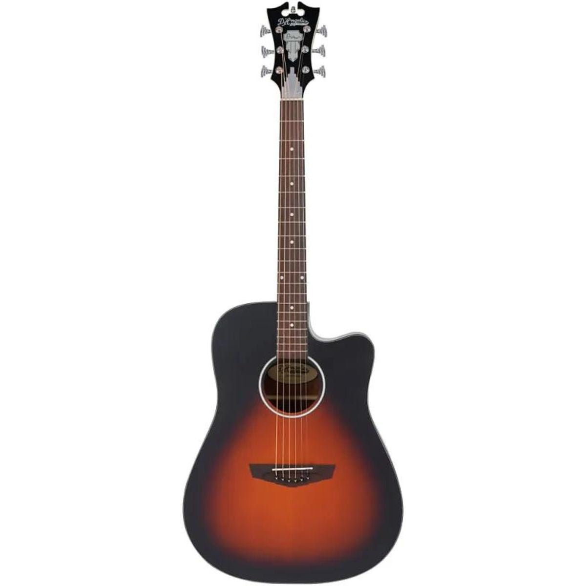 D'Angelico DAPLSD500SVSBCP Premier Bowery LS Dreadnought CE, Satin Vintage Sunburst