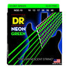 DR Hi-Def Neon Green K3 Coated Nickel Plated Electric Guitar Strings NGE-10 Medium 10-46