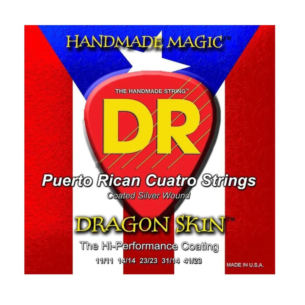 DR Strings Dragon Skin Puerto Rican Cuatro Strings