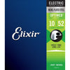 Elixir Electric Guitar Strings Nickel Plated Steel Optiweb 10-52