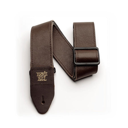 Ernie Ball 2" Tri-Glide Italian Leather Strap Brown